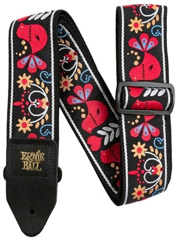 Ernie Ball Jacquard-Gitarrengurt - Redbird Rising