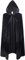 VIROSA Unisex Value Black Vevet Style Hooded Cape Adult/Kids Fancy Dress Costume, Unixsex, Halloween, Fancy Dress