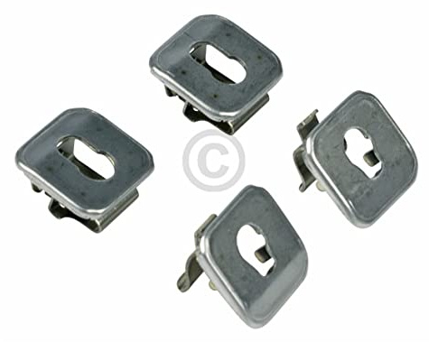 Juego de casquillos compatibles con Bosch 00631174 para rejilla de montaje a derecha e izquierda para horno