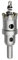 Meccion Foret de Scie Cloche en Métal, Coupeur de Trou de Dents en Carbure de Tungstène pour Tôle D'acier Inoxydable, Métal, Alliage, Fer, Bois (55mm)