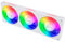 Akasa Vegas A36, weiß 360mm Adressierbar RGB Integrierter quadratischer Rahmen Lüfter, aRGB Motherboard Sync, PWM gesteuerter Lüfter für Computergehäuse und CPU Flüssigkeitskühler, AK-FN113-WH