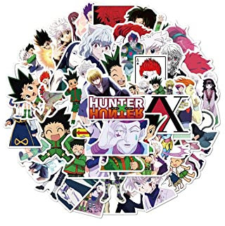 Hunter X Hunter Cartoon-Anime-Aufkleber, Kinder-Aufkleber für Laptop, Wasserflaschen, Fahrrad, Skateboard, Gepäck-Aufkleber (50 Stück)