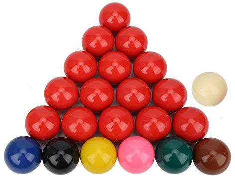 VGEBY 22 Piezas de Bolas de Billar, Juego de Bolas de Billar de Resina Juego de Reemplazo de Bolas de Mesa de Billar para Mesas de Billar Bolas Snooker 57