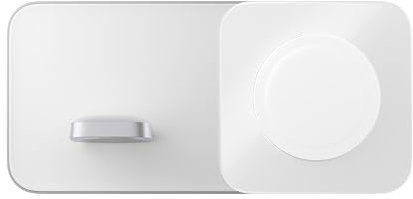 NOMAD | Base One Max Charging Station | 3 in 1 AirPod, Apple Watch & Phone MagSafe Charger | Apple & Mobile Tech Essential | Silver