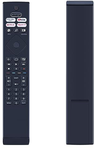 GOUYESHO Universale Telecomando di ricambio per smart TV LED HD Philips BRC0984501/01 BRC0984501-01 398GR10BEPHN0041BC 398GR10BEPHN0041HR HR45B-GJ01 32PFS6906/12 55PUS8106/12