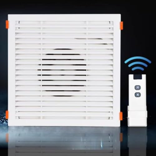 BETAM Bathroom Ceiling Extractor Fan with Remote Control,300 * 300Mm Kitchen Exhaust Fan,Ultra-Thin 8CM Ventilation Fan,3-Speed Speed Adjustment,60Db Quiet Running