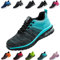 Nasogetch Sicherheitsschuhe Damen Herren Stahlkappenschuhe Arbeitsschuhe Sportlich Atmungsaktiv Türkis EU 41