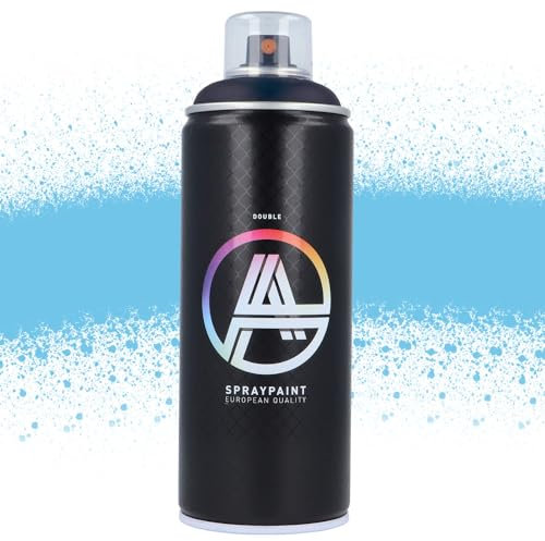Double A Spraypaint Sprühdose 400ml Sprühfarbe Acryllack Sprühlack matt hochdeckend DIY Kunststoff Metall Möbel Deko (DA-232 Baby Blue)