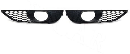 ENSAJRD Kühlergrill Auto Auto Front Stoßstange Nebel Licht Gitter Racing Grills Abdeckung Links Rechts Für Audi Q7 4L S-Linie 2009 2010 2011 2012 2013 2014 Frontgrill(1Pair)