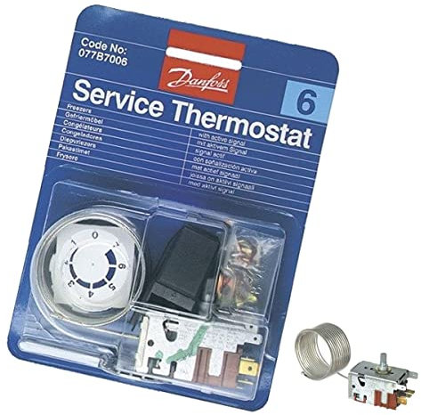 SOS Accessoire Thermostat danfoss N°6 pour Réfrigérateur, congélateur - AS0003932 BRANDT, OCEAN, SANGIORGIO, BLOMBERG, THOMSON, VEDETTE, BRU, MAGIC LI