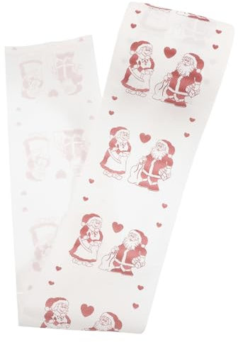 BEBEMOKO Christmas Toilet Paper Roll Ply Soft Bulk Pack Impressive Patterns for Guests
