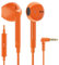 LUDOS FEROX Kopfhörer In Ear Kopfhörer mit Kabel und Mikrofon, 5 Jahre Garantie, In Ear Ohrhörer, 3,5 mm Klinkenstecker Earbuds, Satte Bässe Earphones, Headphones für iPhone, iPad, Samsung - Orange