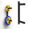 Wall Mount Barbell Plate Rack,Fitness Weight Plate Storage Rack,Fit 2in Olympic Plates,250kg Strong Bearing Capacity,for Space Saving for Home Gym,A