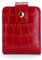 Leder-Lippenstift-Etui, Etui mit Spiegel, Lippenstift-Halter, Schmuck-Organizer, Spiegel-Schutzbox, Knopfverschluss, verhindert Verlust von Gegenständen, für Lippenstifte, Lippenglasuren, Puder
