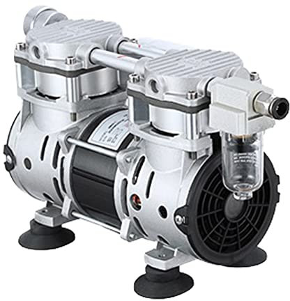 Bomba de vacío silenciosa sin aceite pequeña Bomba de vacío de laboratorio Bomba de aire de presión negativa Uso industrial(650H-45L-98Kpa)