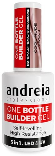 Andreia Professional Gel Builder Construction Triphasic 3 en 1 LED et UV (Cool Nude)