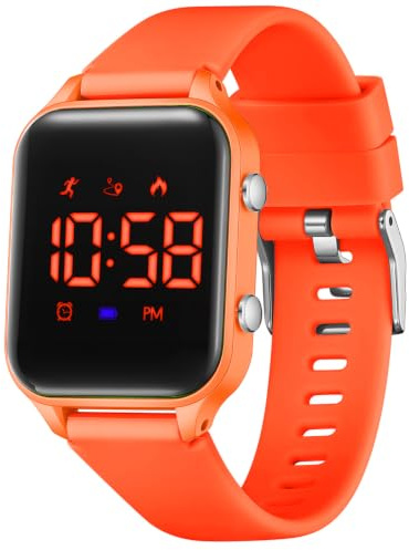 Timever Digitale Uhr Kinder Wasserdicht Armbanduhr Mädchen Jungen Stoppuhr | Sportuhr für Mädchen Jungen Licht Silikonarmband ohne App ohne Handy Digitale Uhr Alarm Timer Alltag Schule Freizeit Geschenk