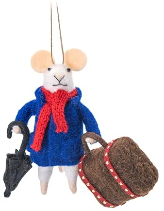 Sass and Belle Reise-Maus Filz Dekoration