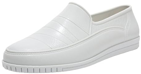 Primavera stivali da pioggia uomo scarpe da lavoro cucina costruzione anti gomma stivali sfoderati scarpe da lavoro uomo scarpe in tela uomo