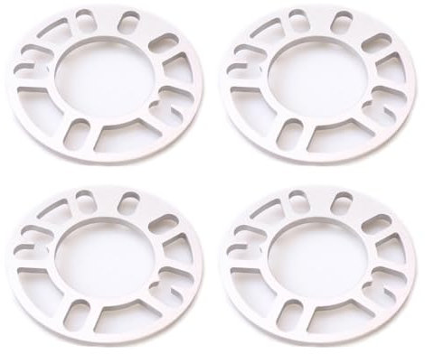 Autobahn88 0,3 Zoll (8 mm) Universal-Fahrzeug-Spurverbreiterung, für PCD 4 x 98 4 x 100 4 x 110 4 x 108 4 x 112 4 x 114,3 5 x 100 5 x 110 5 x 108 5 x 112 5 x 114 (4er-Pack)