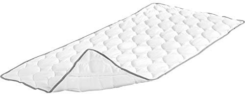 Badenia Trendline Federkernmatratze, Polyester, Weiß, 140 x 200 x 5 cm
