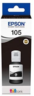 Epson EP64309 Original 105 EcoTank Tintenflasche, ET-7700 ET-7750,schwarz standard