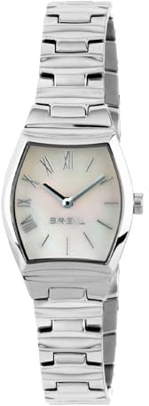 Breil Armbanduhr Frau Barrel quadrante Weiss e uhrarmband in Stahl, Werk TIME JUST - 2H QUARZUHR