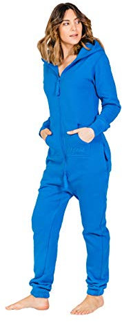 Moniz Damen Jumpsuit, Onesie, Overall (arktikblau, S)