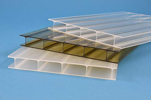 Stegplatten Highlux®/R-Glas® Acrylglas 16mm klar - 2fach 32mm Stegabstand 980mm x 2000mm