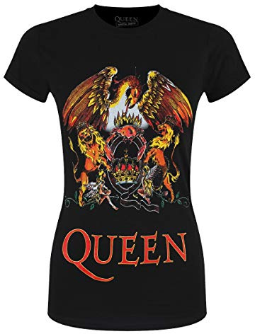 Queen Women's Classic Crest T-shirt Black