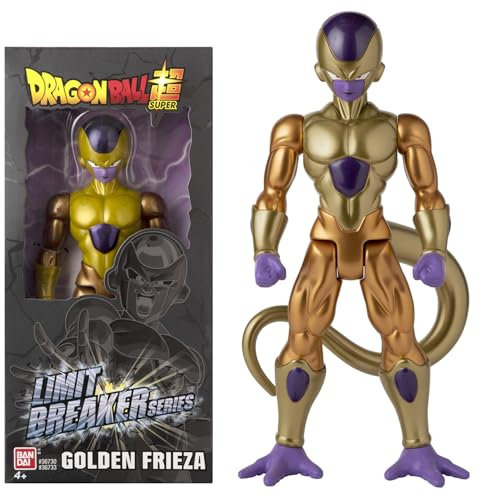 BANDAI - Dragon Ball Super - Golden Freezer - Limit Breaker Figur 30 cm - Offizielle Dragon Ball Lizenz - Große Gelenkige Freezer-Figur - Frieza Figur - Spielzeug für Kinder ab 4 Jahren - 36733