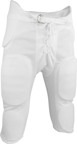 Sports Unlimited doppelgestrickte integrierte Fußballhhose für Erwachsene - Weiß - Groß