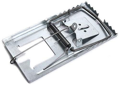 2X Rattenfalle Schlagfalle Ratte Rattenfallen Stahl Verzinkt Köderfalle 175mm Falle