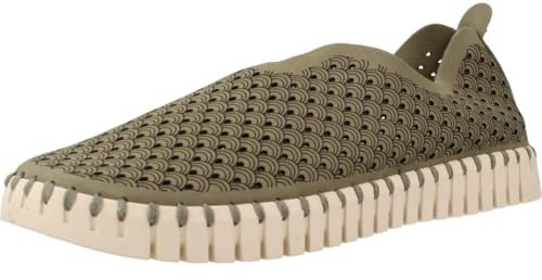 Ilse Jacobsen HORNBÆK | Flache Damen-Schuhe | Slip-On Sneaker mit Recyceltem Mikrofaser-Material und Rutschfester Natur-Gummisohle | Tulip3275 | Leicht Atmungsaktiv Umweltfreundlich