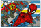 Nada Home Rutschfester Teppich Kinderzimmer Marvel Spiderman 80 x 120 cm 4951