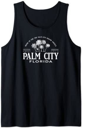 Palm City Treasure Coast Gift Swamp Angels Tank Top