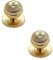 CcHhyyt Pack of 2 Self-Adhesive Handles Cupboard Handles Door Handles Drawer Knobs Handles for Sticking Metal Handle Furniture Handle Sliding Door Handles for Kitchen Cupboards (Ball, Gold)