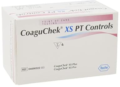 Roche Diagnostics CoaguChek XS PT Controls, 4 Stück