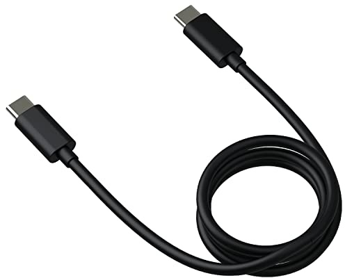 Motorola Essentials 6.5A E-Marked 3.3ft USB-C to USB-C Cable for High Current Charging, Companion Cable to TurboPower 68W Charger, USB2.0 Data Transfer