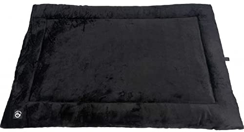 Farm-Land Outdoor Hundedecke Velours Schwarz 123 x 70 cm aus 100% Polyester