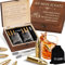 Valentinstag Whiskygläser Geschenkset mit 2 Whiskey Gläser und 6 Whisky Steine, Valentinstagsgeschenk Whiskey Geschenke für Männer Freund Ehemann, Geschenk für ihn Partner Pärchen Jahrestag Hochzeit