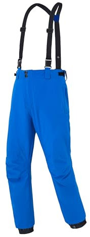 ATLASLAVA Herren Winter Skihose mit Trägern Wasserdicht Warm Winddicht Reißfest Rtmungsaktiv Blue S