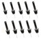 Chabrias Ltd Stainless Steel 12 Pack with Caps Fast Free Flow Liquor Spirits Pourer Speed Pourers Wine Bottle Spirits Pourers Tapered Spout for Olive Oil Coffee Syrup Vinegar Bottles