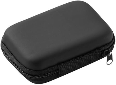 XIAOJINGQINGAQ External Hard Drive Case Portable Carrying Case EVA Box Travel Organizer Electronics Pouch Protective Cover Storage Bag for Accessories Charger Cable Cords Power Bank