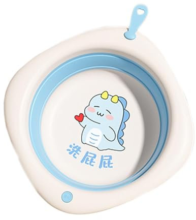 Gungtj Waschbecken für Baby | Waschbecken Stabile Waschwanne | Lanyard Design Waschschüssel Badeschale für Zuhause Kindergarten oder Outdoor-Aktivitäten