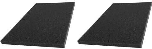 cyclingcolors Filtro aria schiuma spugna universale 300x210mm 60PPI aspirazione moto auto, 15mm (Confezione da 2)