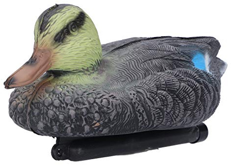 OPPWONG Enten-Köder, Simulation Schwimmender Kunststoff-Enten-Stockenten-Köder, Stockenten, Echte Entenjagd, Dekoratives Pool-Zubehör für Garten, Pool, Hof, See, 26 X 11,5 cm