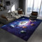 Planetarische Teppich 100x150 rutschfest Fußmatte Für Teenager Und Kindere Wohnzimmer Teppich Morden kosmische Schlafzimmer 49% Mikrofaser +51% Flanell pielkonsole Carpets für Adulte