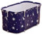 Kit per vasca da bagno portatile pieghevole per adulti, non gonfiabile, vasca idromassaggio pieghevole a casa, vasca idromassaggio per box doccia (120 x 60 x 50 cm)