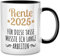 Seness Rente 2025 Für diese Tasse musste ich lange arbeiten, Tasse mit Spruch, witziges Ruhestand Geschenk für Anfänger, Rentner Geschenk Mann Frau, Renteneintritt, Abschiedsgeschenk Kollegen (Black)
